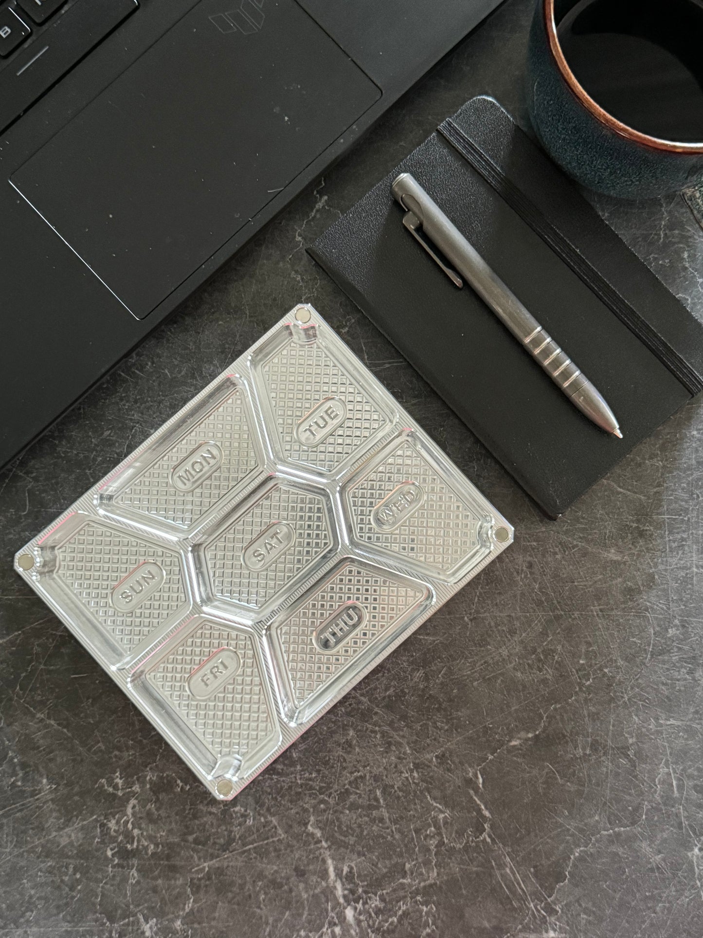 VITAMIN VAULT MINI - Raw Machined (Lidless)