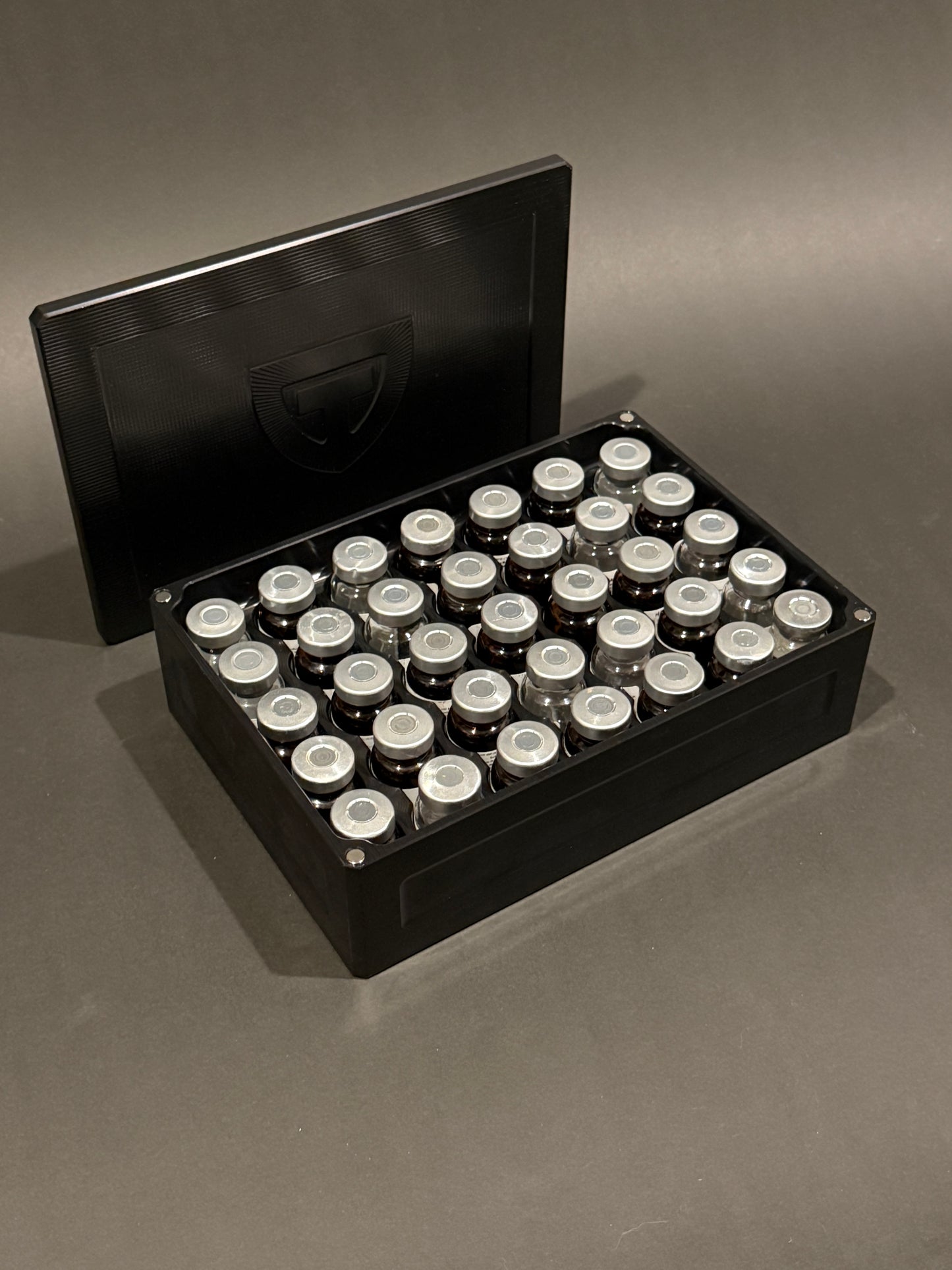 VIAL VAULT MEGA - Anodized Black