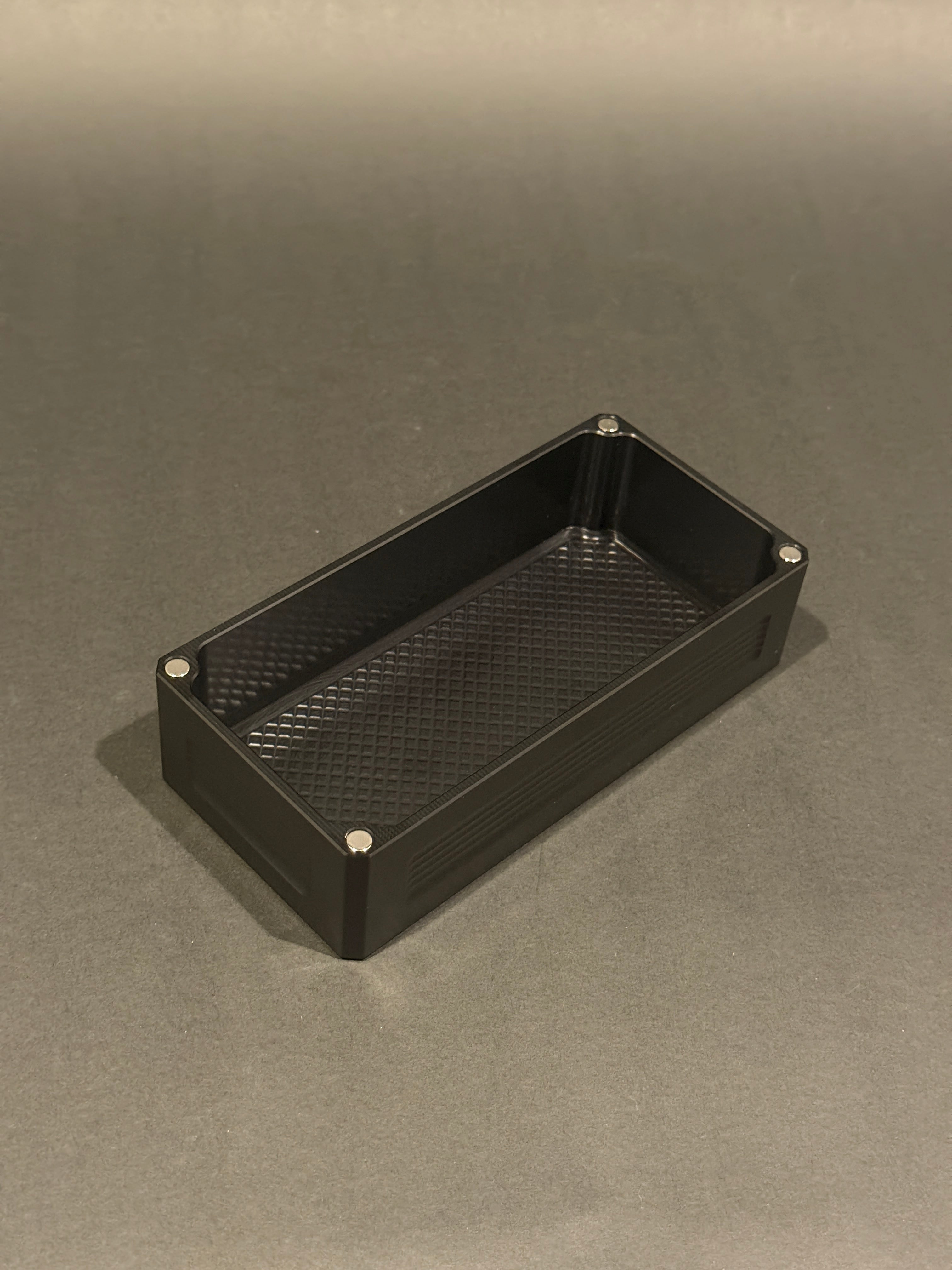 FLEX VAULT MICRO LIDLESS - Anodized Black – TRT VAULT