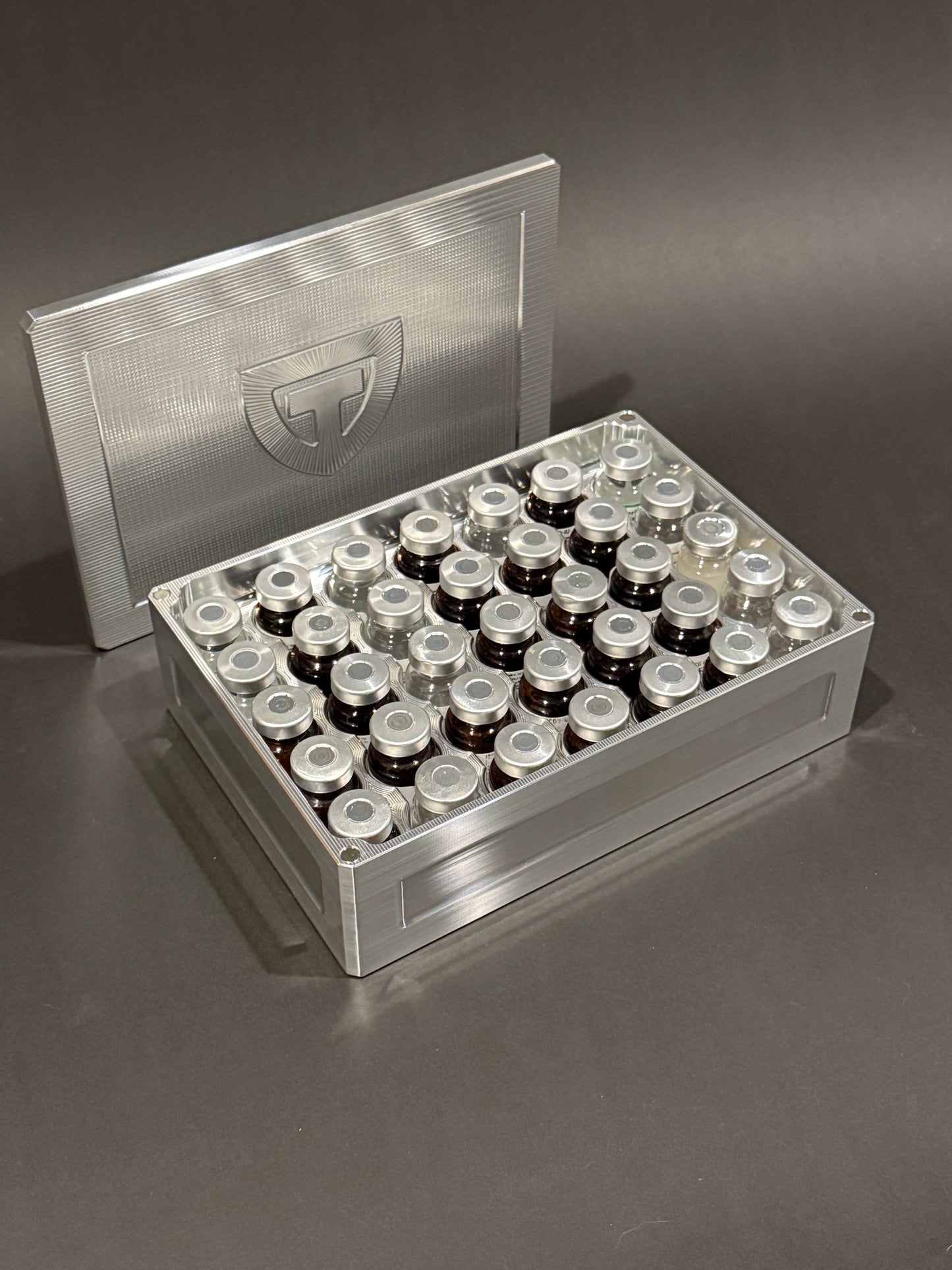 VIAL VAULT MEGA - Raw Machined