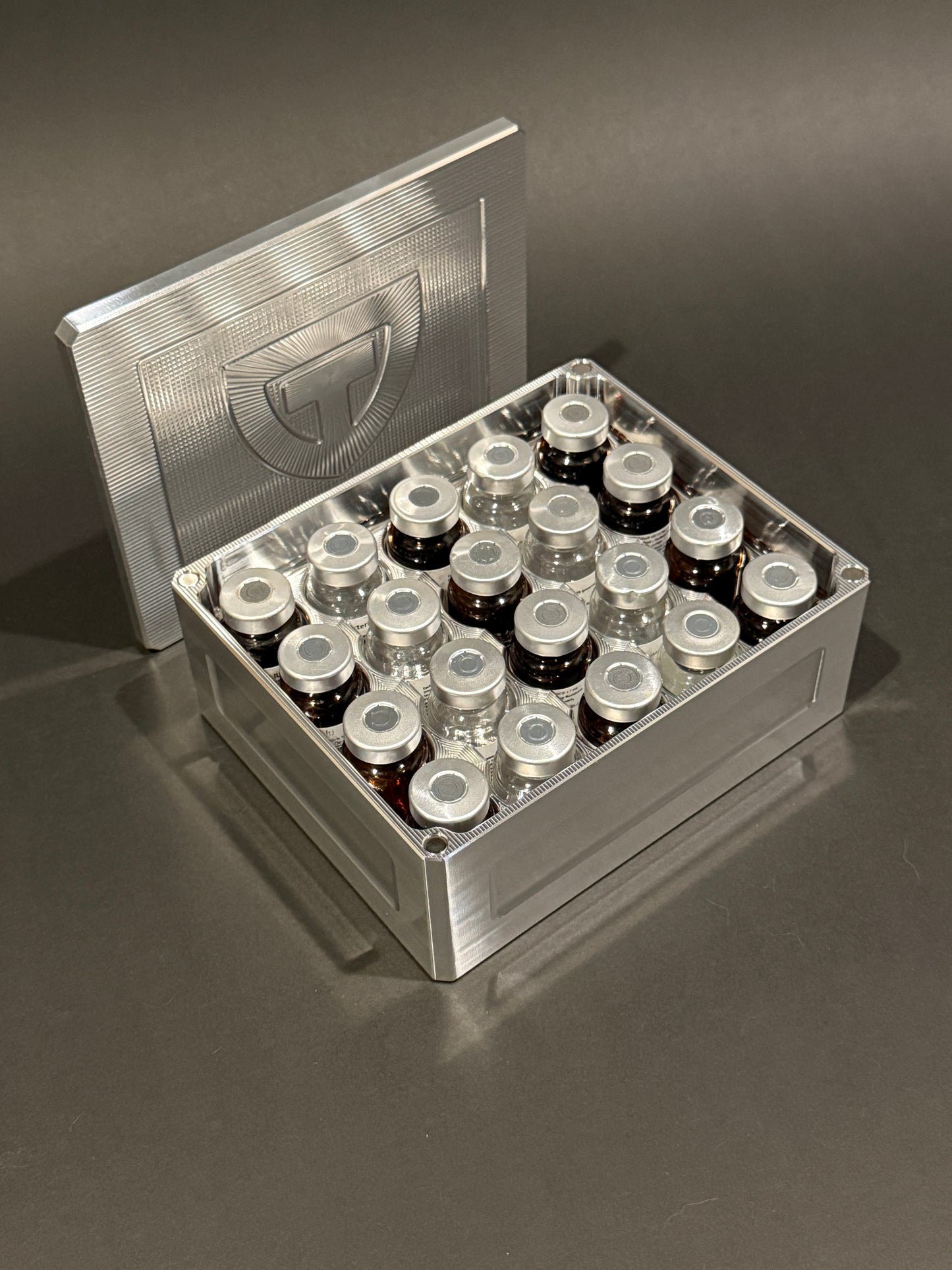 VIAL VAULT MINI - Raw Machined