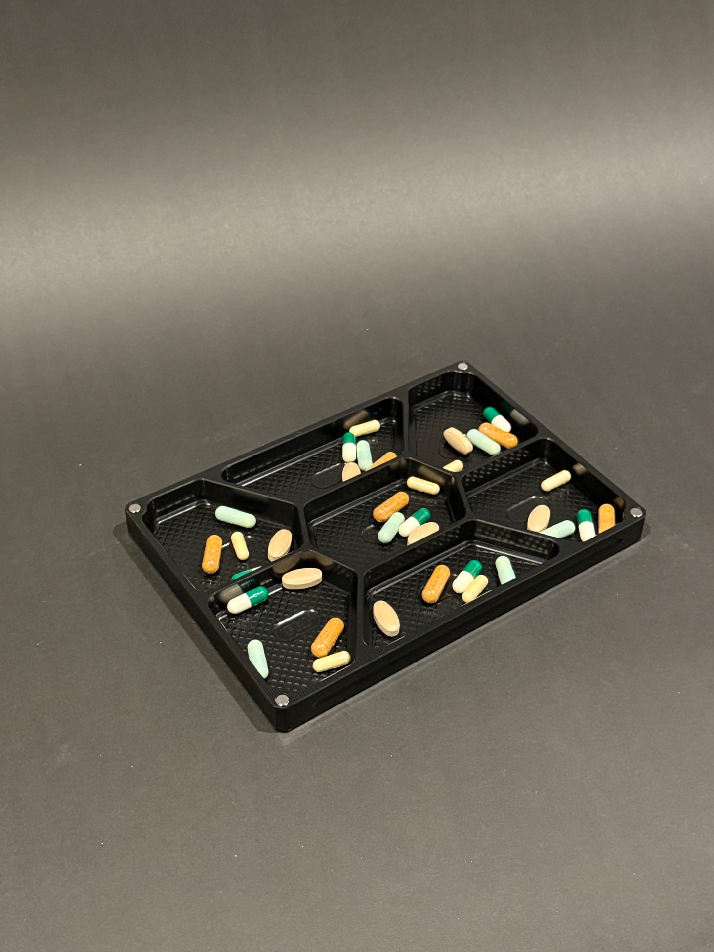 VITAMIN VAULT MEGA - Anodized Black (Lidless)