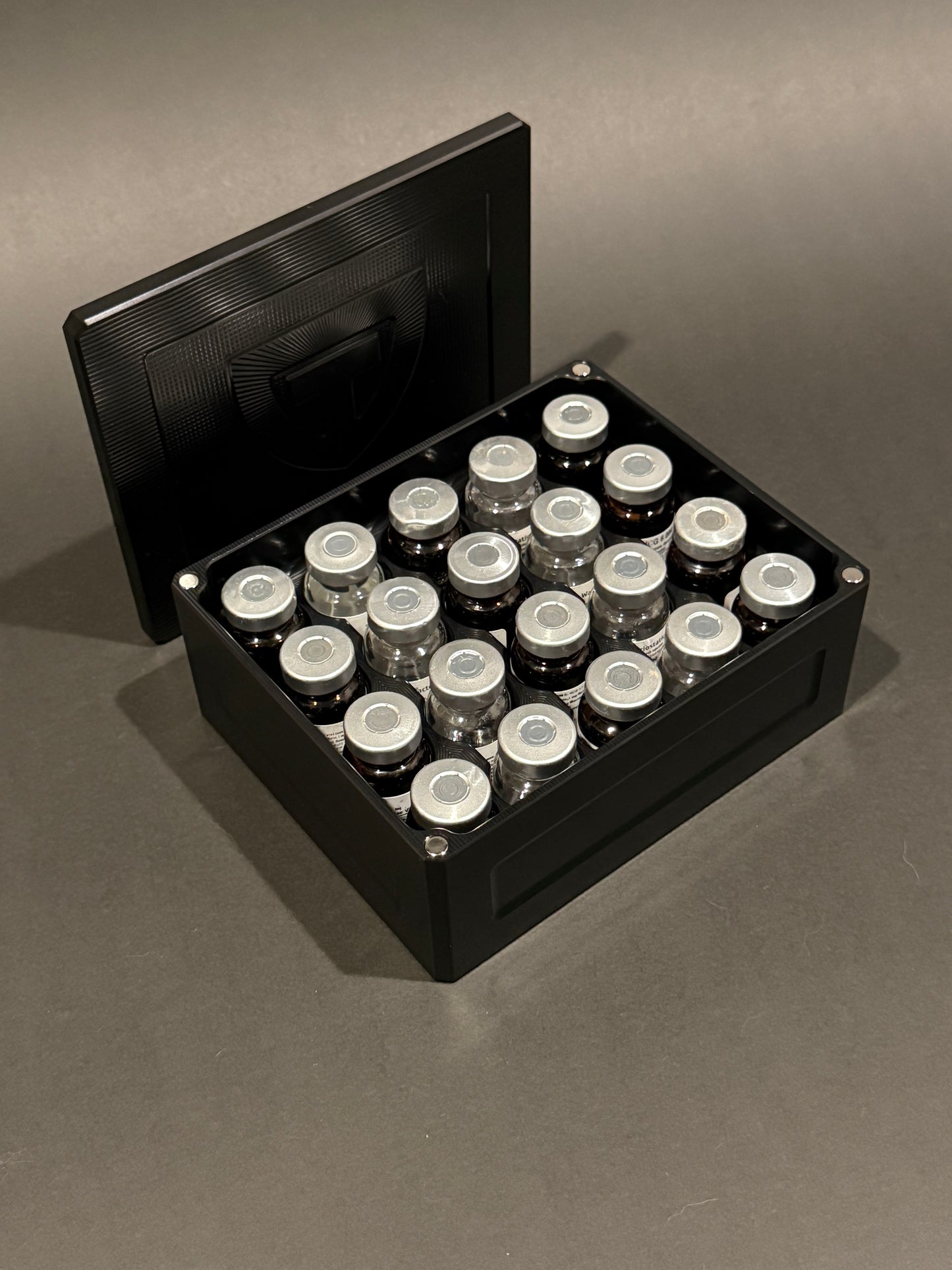 VIAL VAULT MINI - Anodized Black